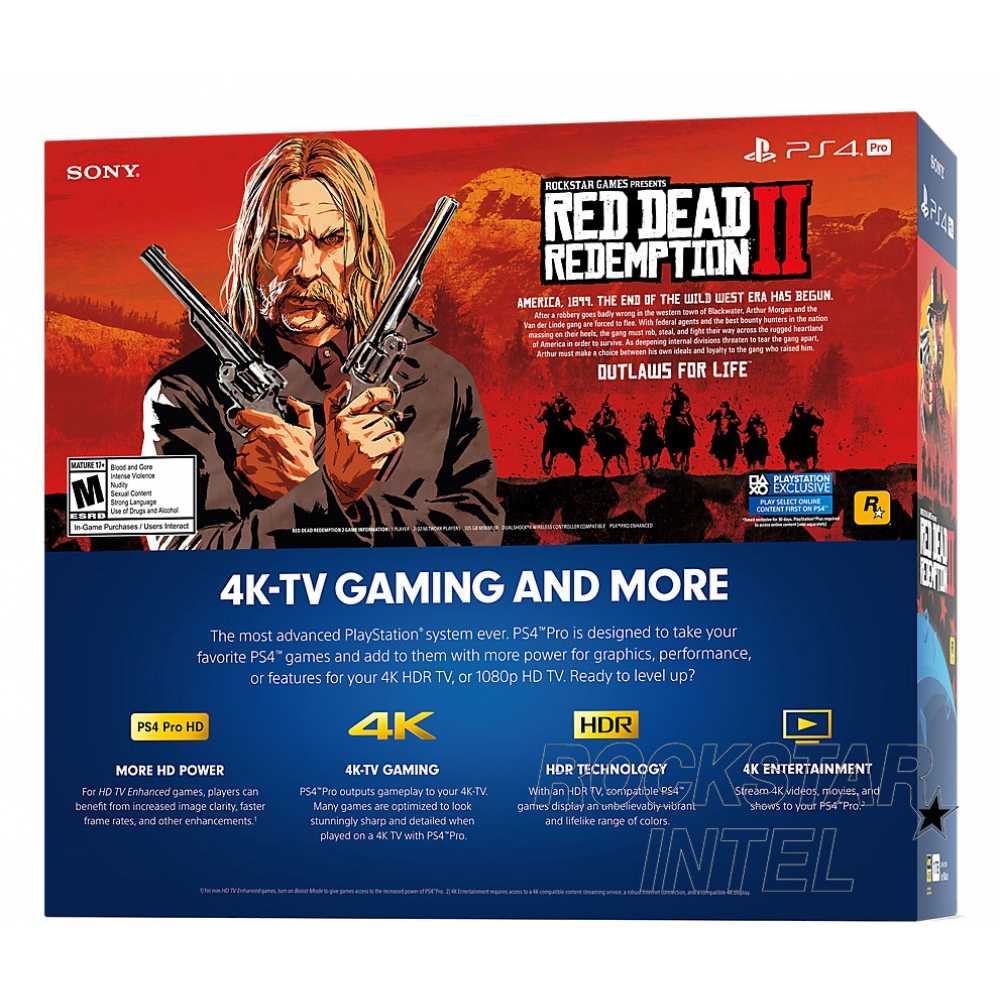 Заказать PlayStation 4 PRO 1TB + Red Dead Redemption 2 в Минске по ...